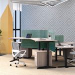 Mesas de altura ajustable - Ascend Triceta